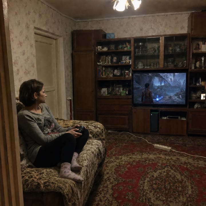 Клиент после подключения Xbox Series X к телевизору