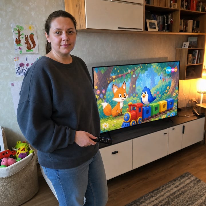 Клиент после настройки детского профиля Smart TV